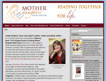 Tablet Screenshot of motherdaughterbookclub.com